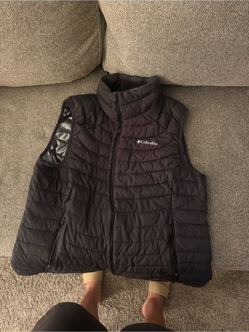 Columbia women’s Black Quilted Puffer Vest